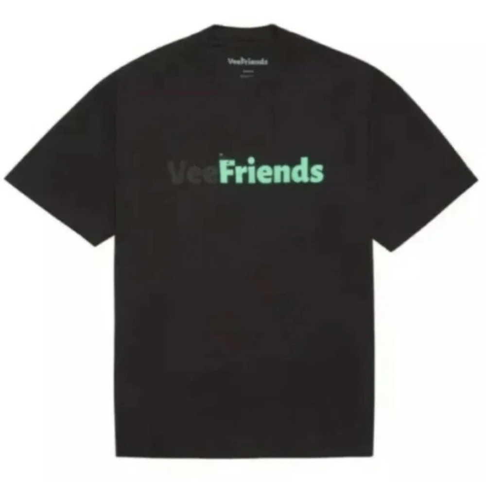 VeeFRIENDS Black Cotton T-Shirts small
